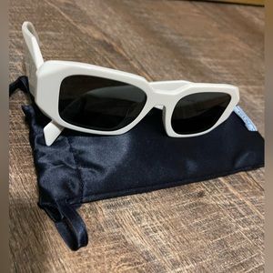 Prada White Sunglasses